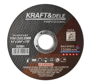 Tarcza do cięcia metalu 115 x 1,2 x 22,23mm KD1991