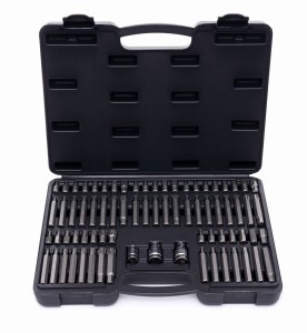 Komplet bitów TORX 75el. KD10954