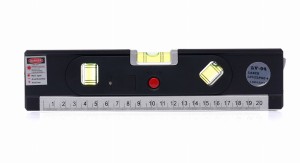 Poziomica laserowa z miarą 150cm KD10438