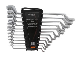 KLUCZE DWUSTRONNIE-OCZKOWE 12el. KD10942