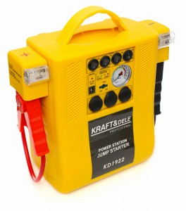 Jump starter 4W1 - urządzenie wielofunkcyjne - rozruch, kompresor, latarka KD1922