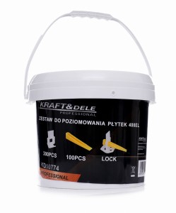 Zestaw do poziomowania płytek 400el. KD10774