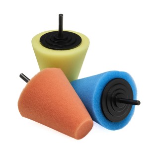 Gąbki polerskie stożek do felg 150mm zestaw 3szt. KD1592