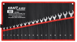 KLUCZE PŁASKO-OCZKOWE 17el. KD10923