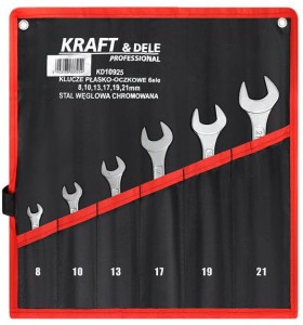 KLUCZE PŁASKO-OCZKOWE 6el. KD10925