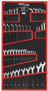 KLUCZE PŁASKO-OCZKOWE 47EL. KD10999