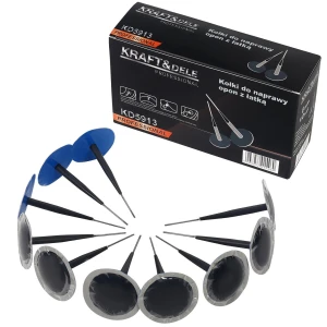 Kołki do naprawy opon z łatką 6mm 10 sztuk KD5913
