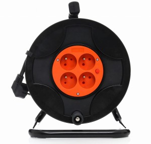 PRZEDŁUŻACZ OGRODOWY BĘBNOWY 25M / 3 x 2,5MM KD4017