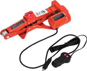 LEWAREK SAMOCHODOWY ELEKTRYCZNY PODNOŚNIK TRAPEZOWY ŻABA 12V 3T WALIZKA KD1369