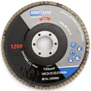 Tarcza listkowa 125mm P40 KD965