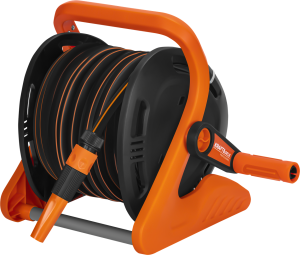 STOJAK Z WĘŻEM OGRODOWYM 20M+2M 1/2" KD2156