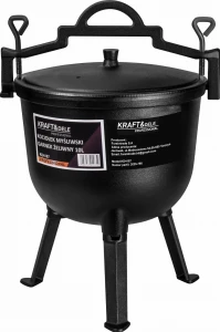 Kociołek myśliwski / Garnek żeliwny 10L KD4187