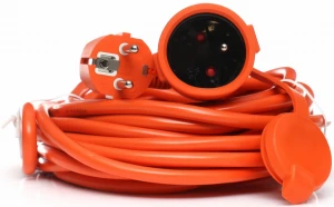 Przedłużacz ogrodowy z klapką 3x1,5mm 20m KD4024