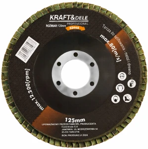 Tarcza listkowa 125mm P100 KD968