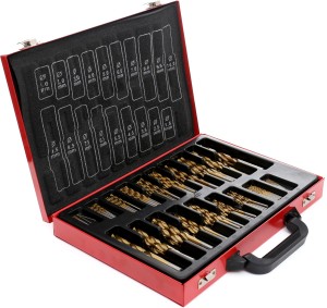 Wiertła tytanowe HSS do metalu 170 szt. KD991