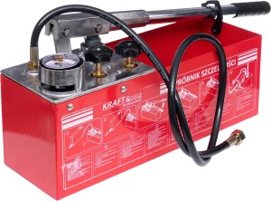 Pompa kontrolna do prób ciśnieniowych  0-50kg / 45ml / 12L KD10478