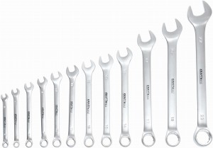 Klucze płasko-oczkowe 12el. CRV 6-22mm KD10937