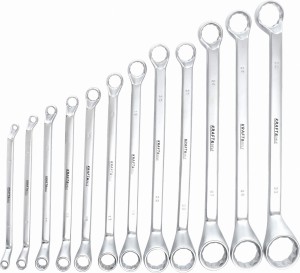 KLUCZE DWUSTRONNIE-OCZKOWE 12el. CRV 6-32mm KD10939