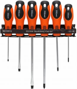 Zestaw śrubokrętów 6 elementów KD10912