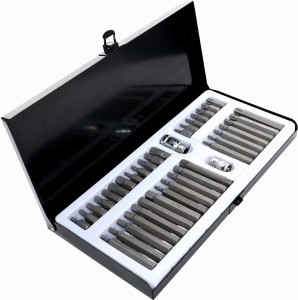 Komplet Bitów TORX, HEX, SPLINE 40el. KD10220