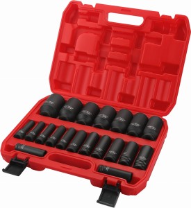 Zestaw nasadek udarowych 20 szt. 1/2" 10-38 mm KD11794