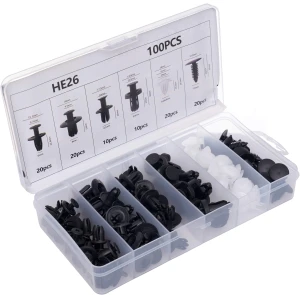 Spinki i klipsy mocujące do tapicerki 100szt. KD10498