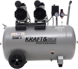 Kompresor bezolejowy 100L 2x1500W KD1398