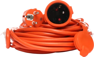 Przedłużacz ogrodowy z klapką 10m 3x1,5mm KD4023