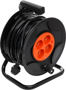PRZEDŁUŻACZ OGRODOWY BĘBNOWY 25M / 3 x 2,5MM KD4017