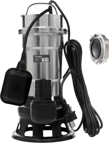 Ponořitelné čerpadlo na vodu s drtičem 3100 W + plovák KD763 2