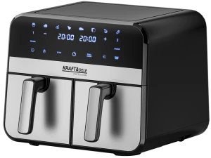 FRYTKOWNICA BEZTŁUSZCZOWA AIRFRYER 9L 2500W DWIE KOMORY 4,5L + LCD KD4180