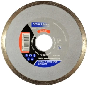 Tarcza diamentowa ciągła do cięcia 115x5x22,23mm KD920