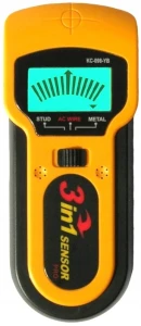 Wykrywacz metalu, przewodów i drewna 3w1 LCD KD10401