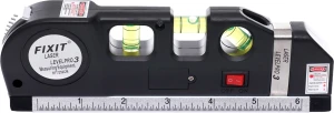 Poziomica laserowa z miarą 250cm KD10437