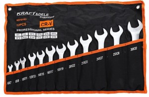 Klucze Dwustronne Zestaw 12el. 6-32mm KD10103