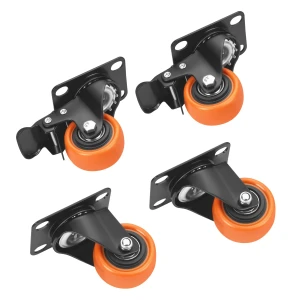Zestaw kółek obrotowych 50mm 250kg 4szt. KD3622