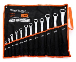 Klucze Oczkowe Gięte 12el 6-32mm KD10104