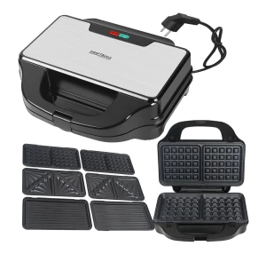 Opiekacz elektryczny z wymiennymi płytami 3w1 1500W KD4133