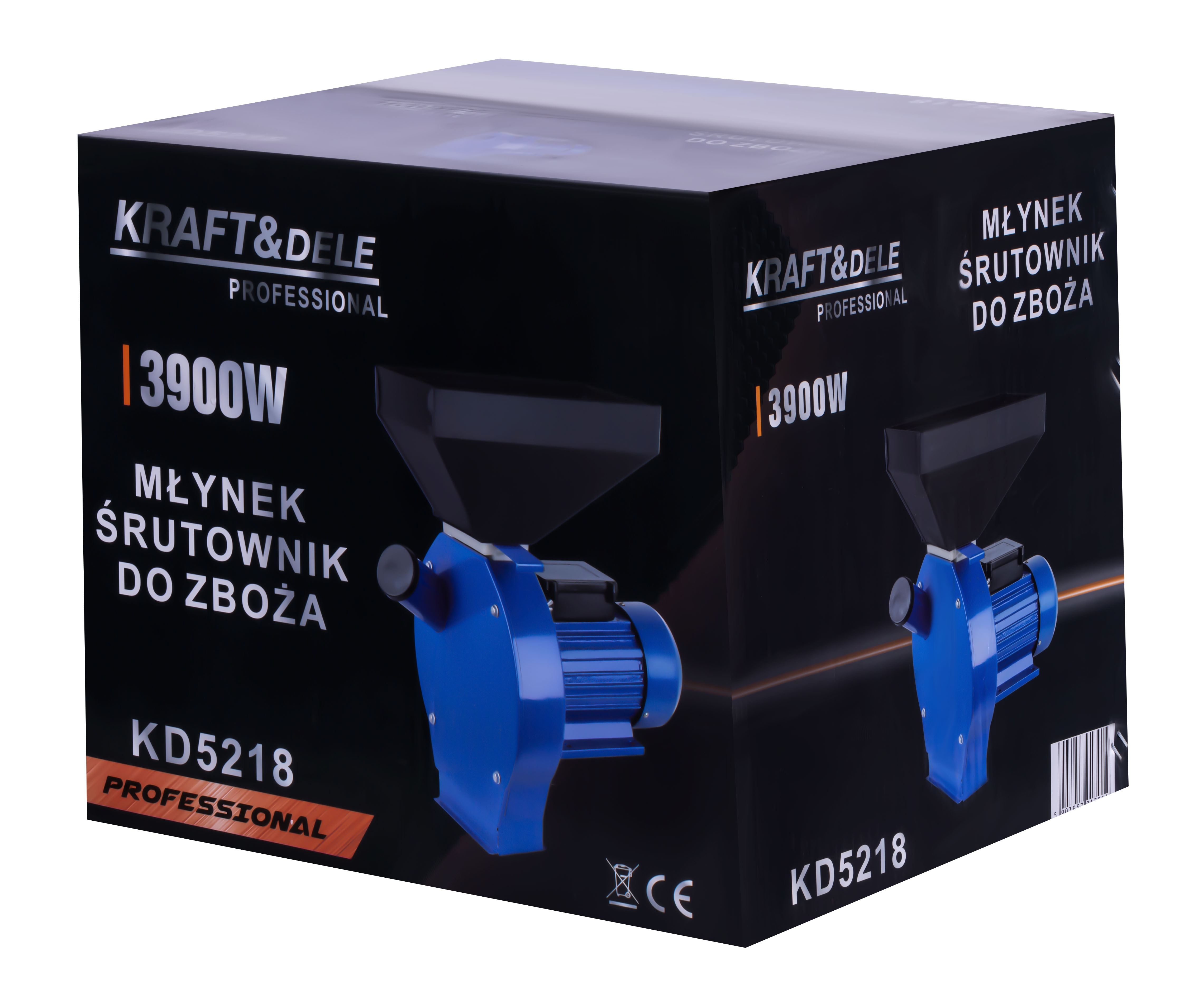 MLÝNEK/ŠROTOVNÍK NA OBILÍ 3900W KD5218