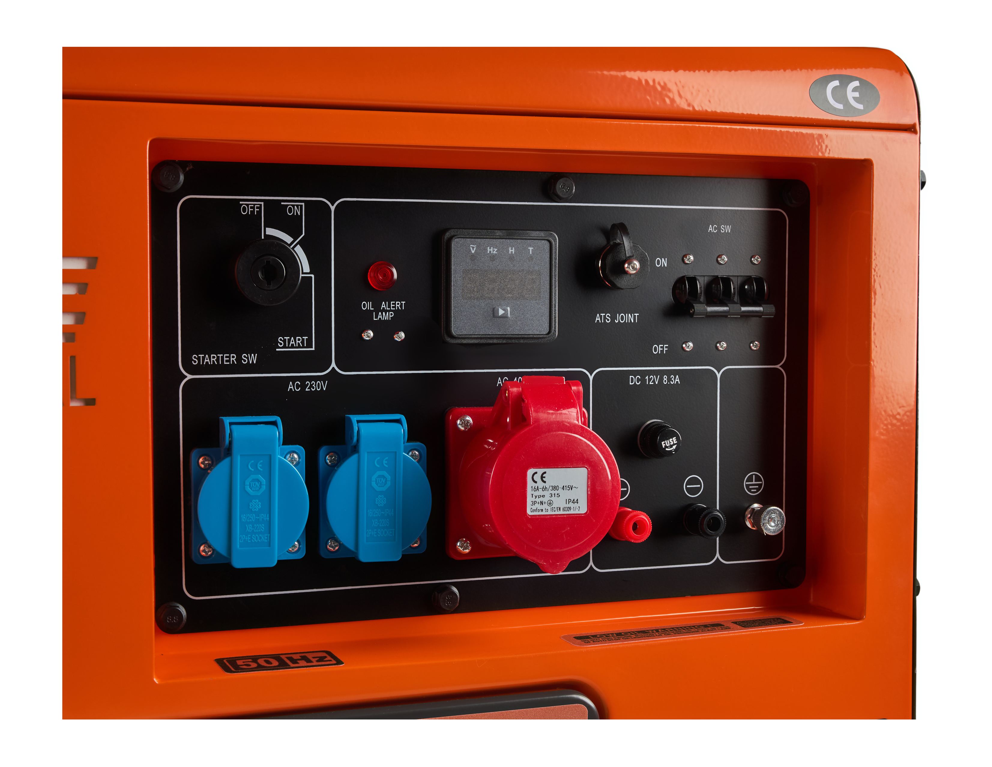 Dieselový generátor 7000W 12/230/380V +ATS KD121
