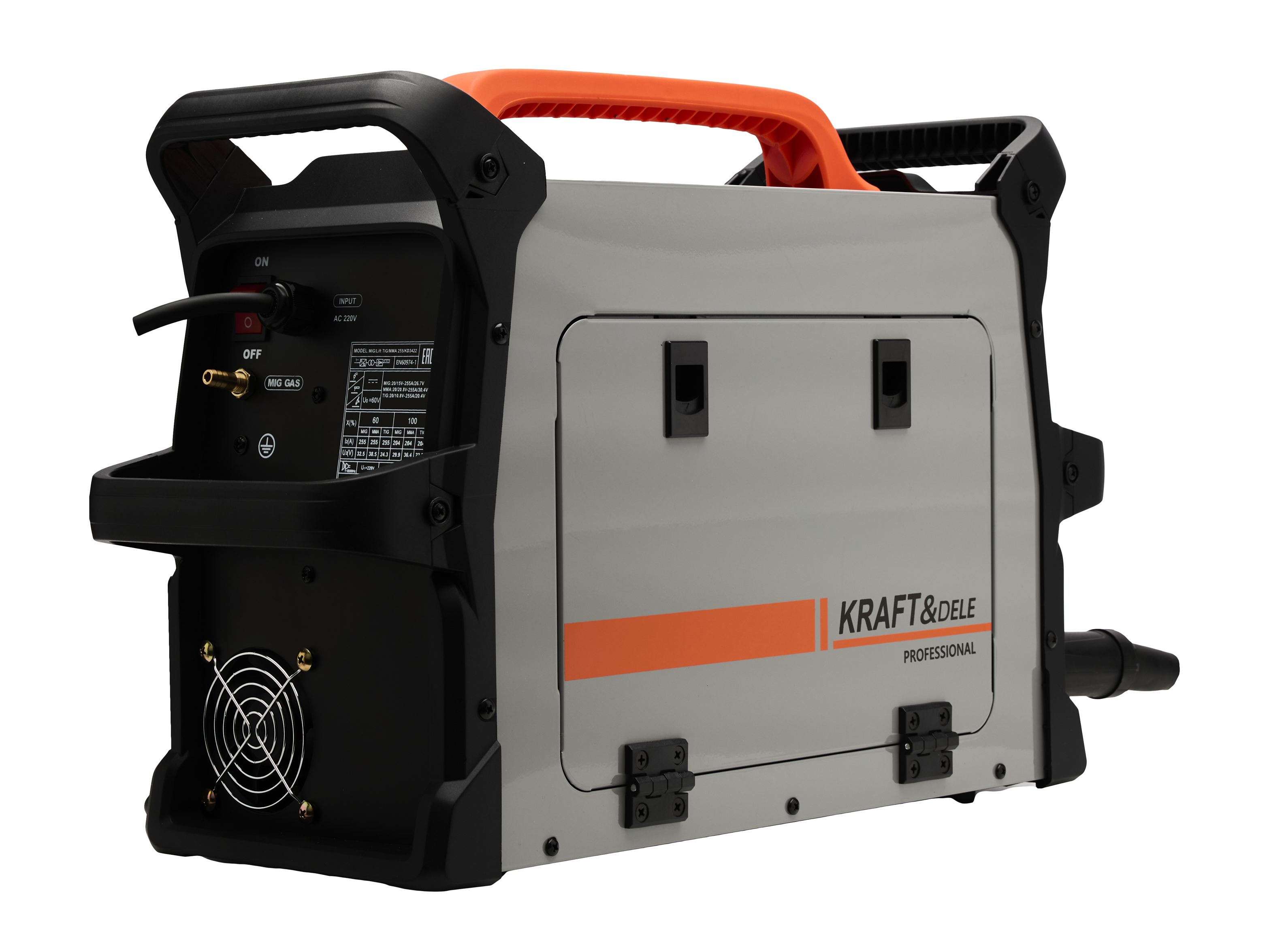 INVERTOROVÁ SVÁŘEČKA 255A MIG/FLUX/MMA/LIFT TIG/ALU KD3422
