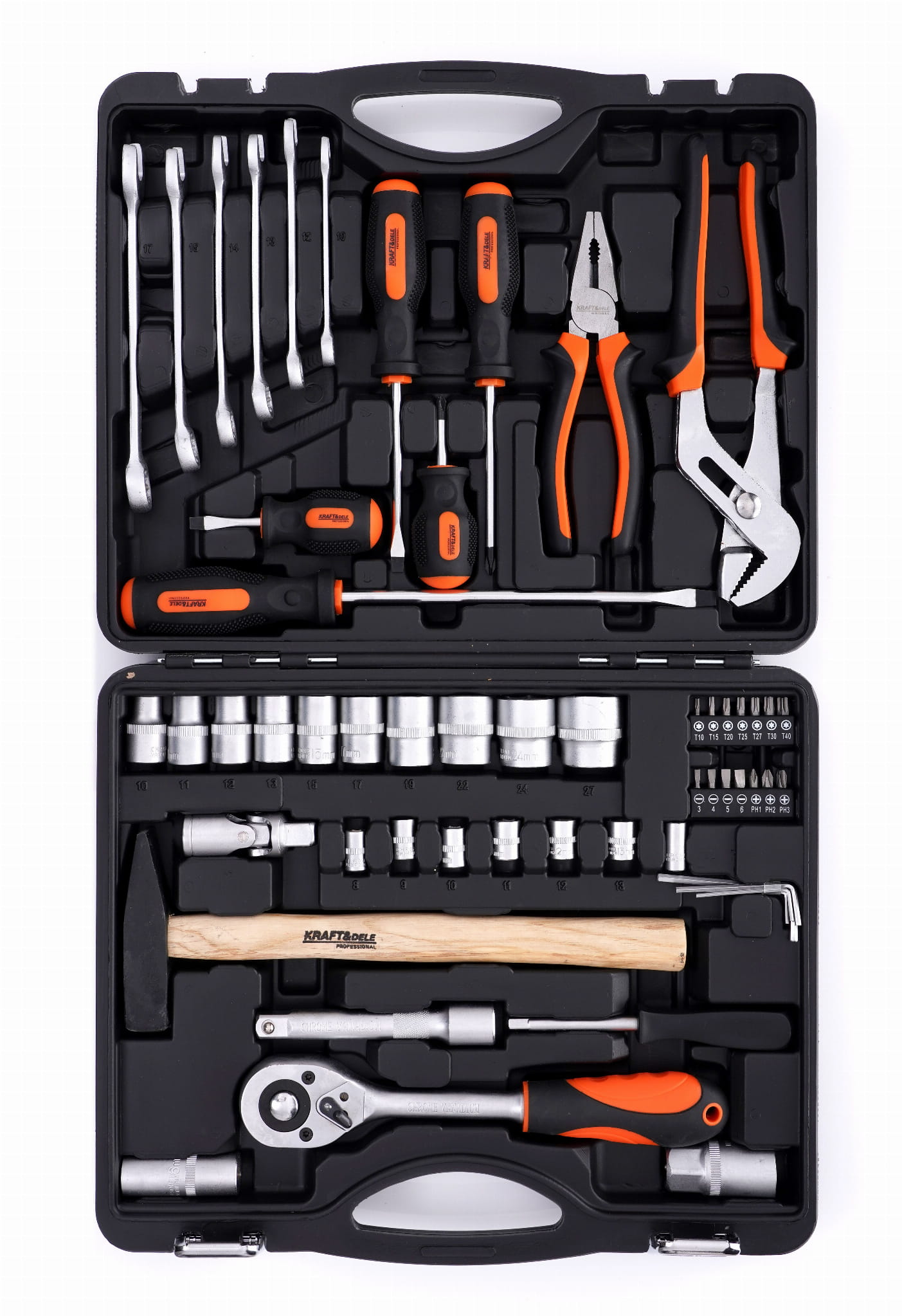 SADA NÁŘADÍ 56 ks KD10461