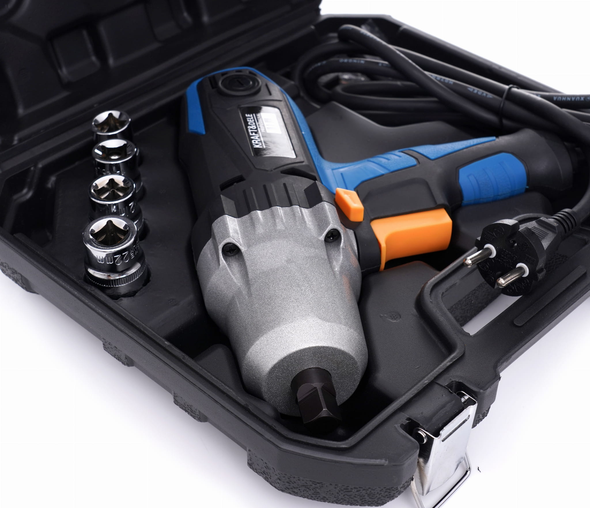 Elektrický rázový utahovák 1/2" + kufr + nástavce KD1796