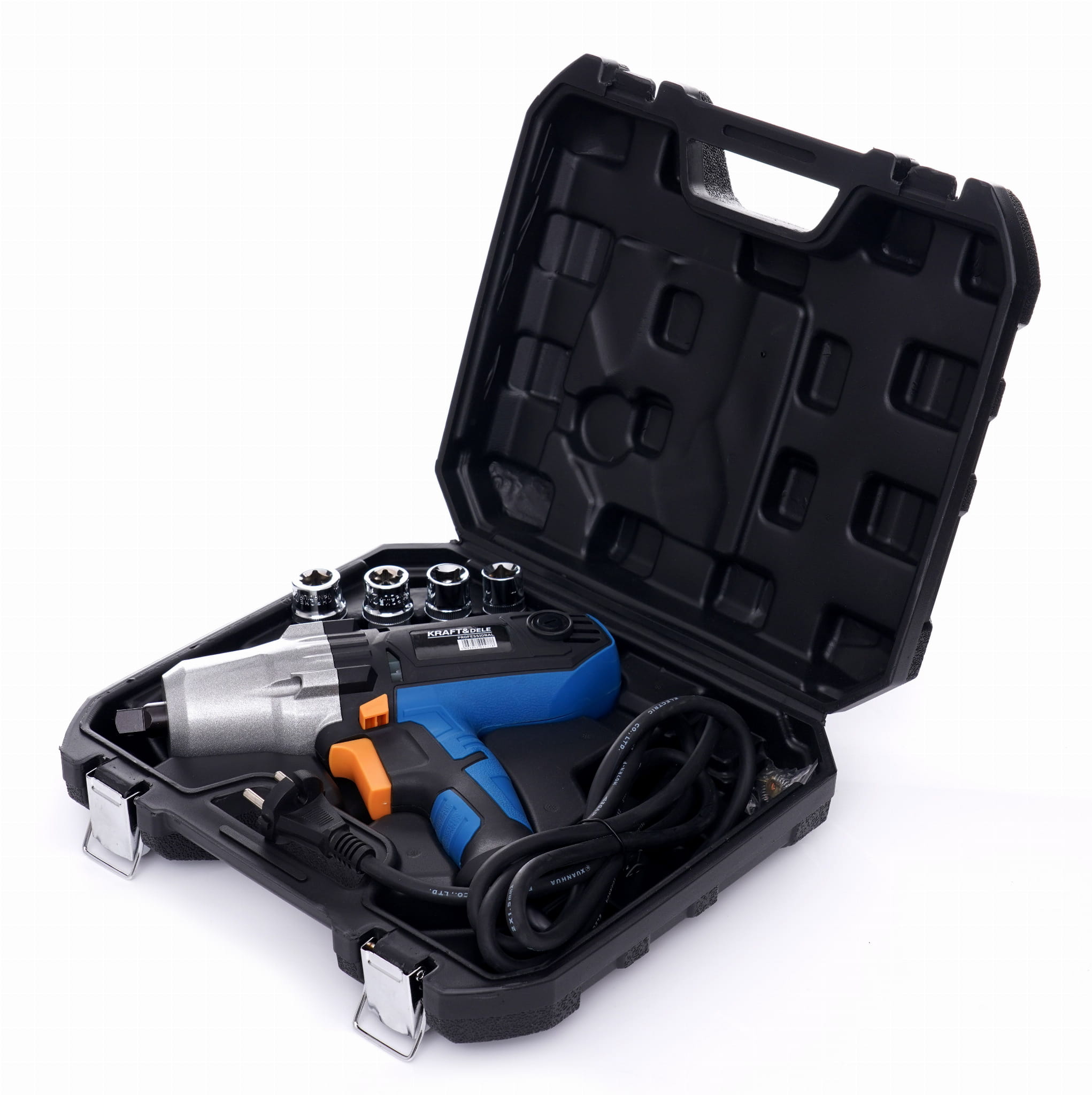 Elektrický rázový utahovák 1/2" + kufr + nástavce KD1796