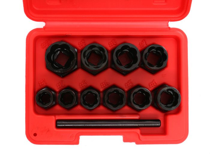 Vytahováky na zalomené šrouby VYSOKÝ PROFIL 10 ks KD10270