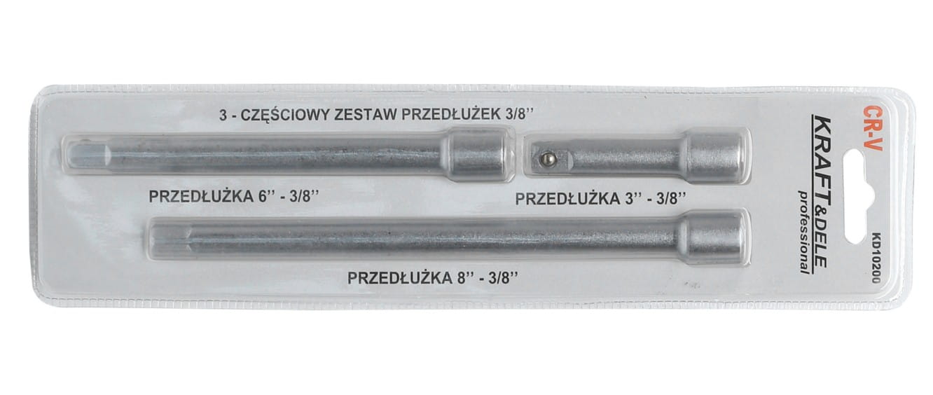 Prodlužovací nástavce 3ks. 3/8" KD10234