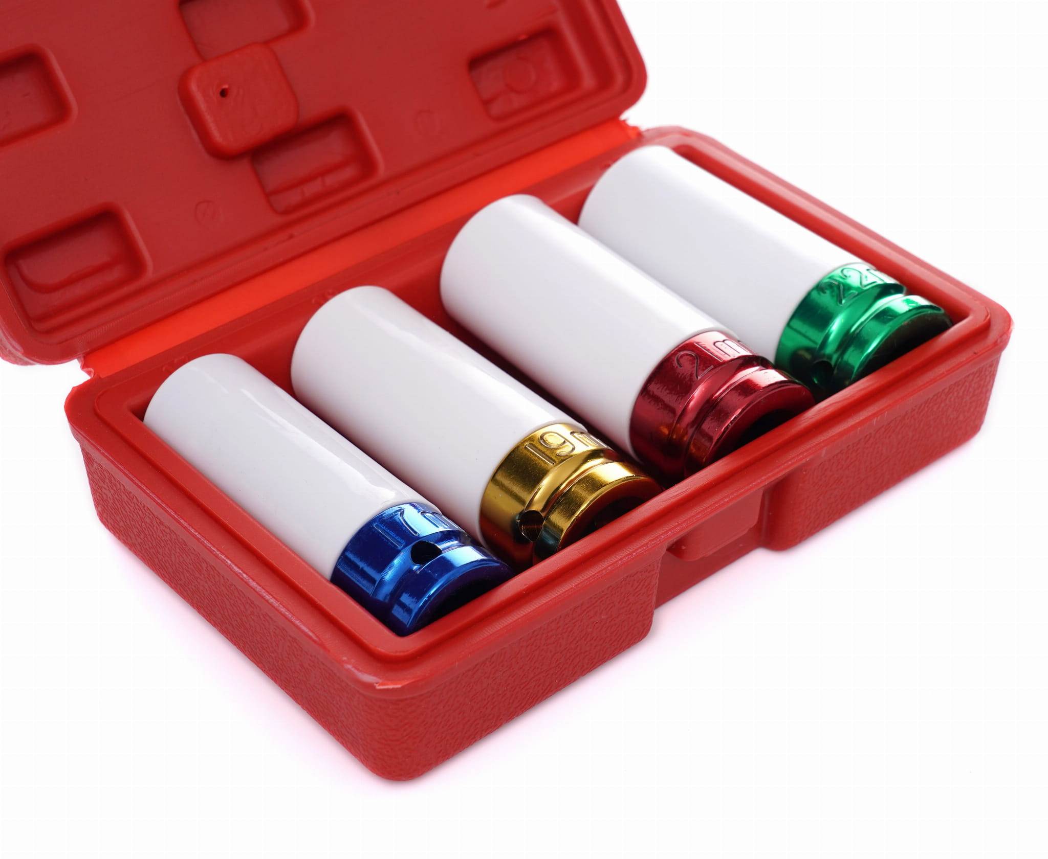 Sada nástrčných klíčů na ráfky 17/19/21/22 mm 1/2" KD10523