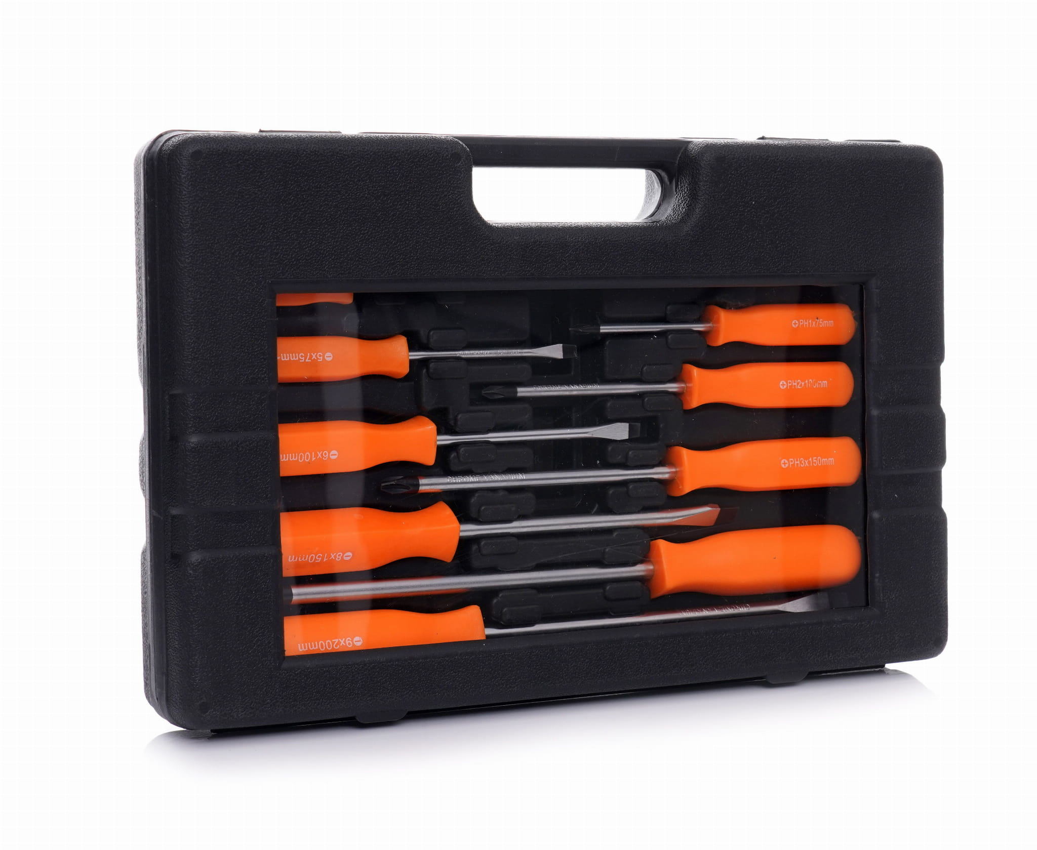 Šroubováky na podbíjení 12ks v kufříku KD10946