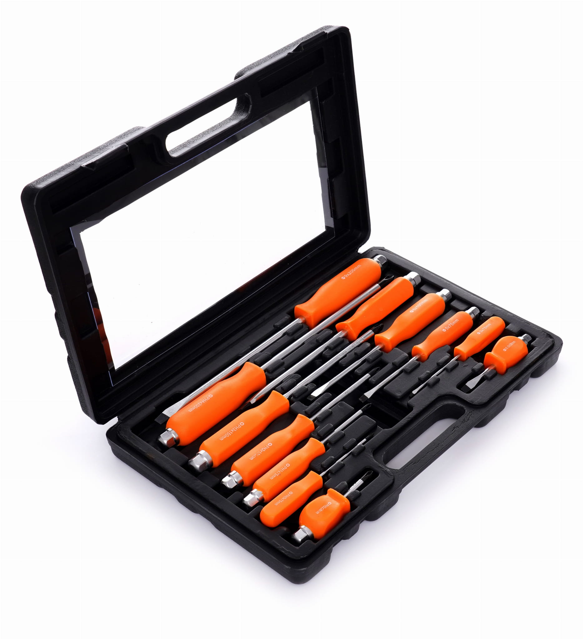 Šroubováky na podbíjení 12ks v kufříku KD10946
