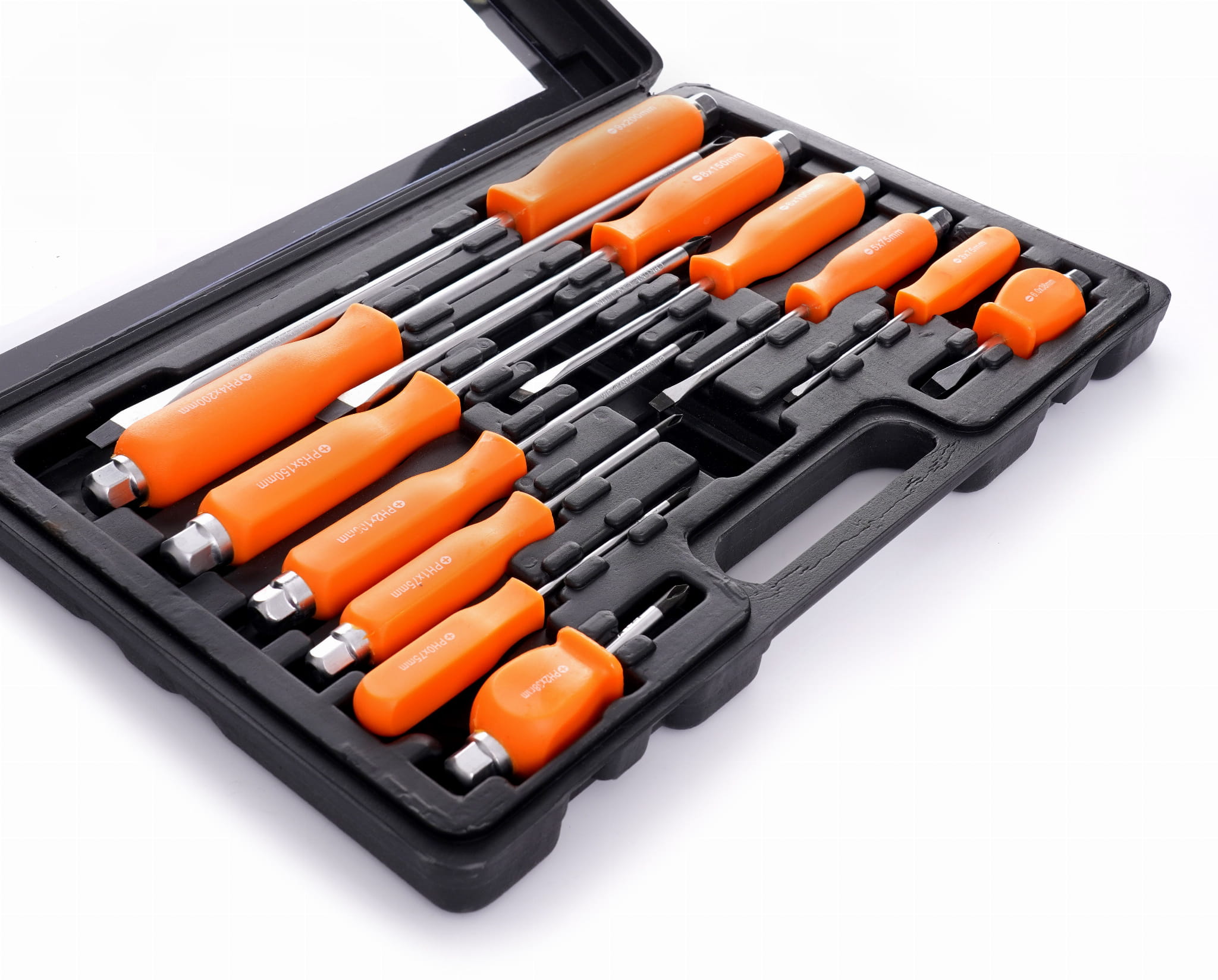 Šroubováky na podbíjení 12ks v kufříku KD10946
